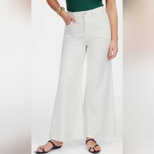 Madewell Women's Cropped White Jeans